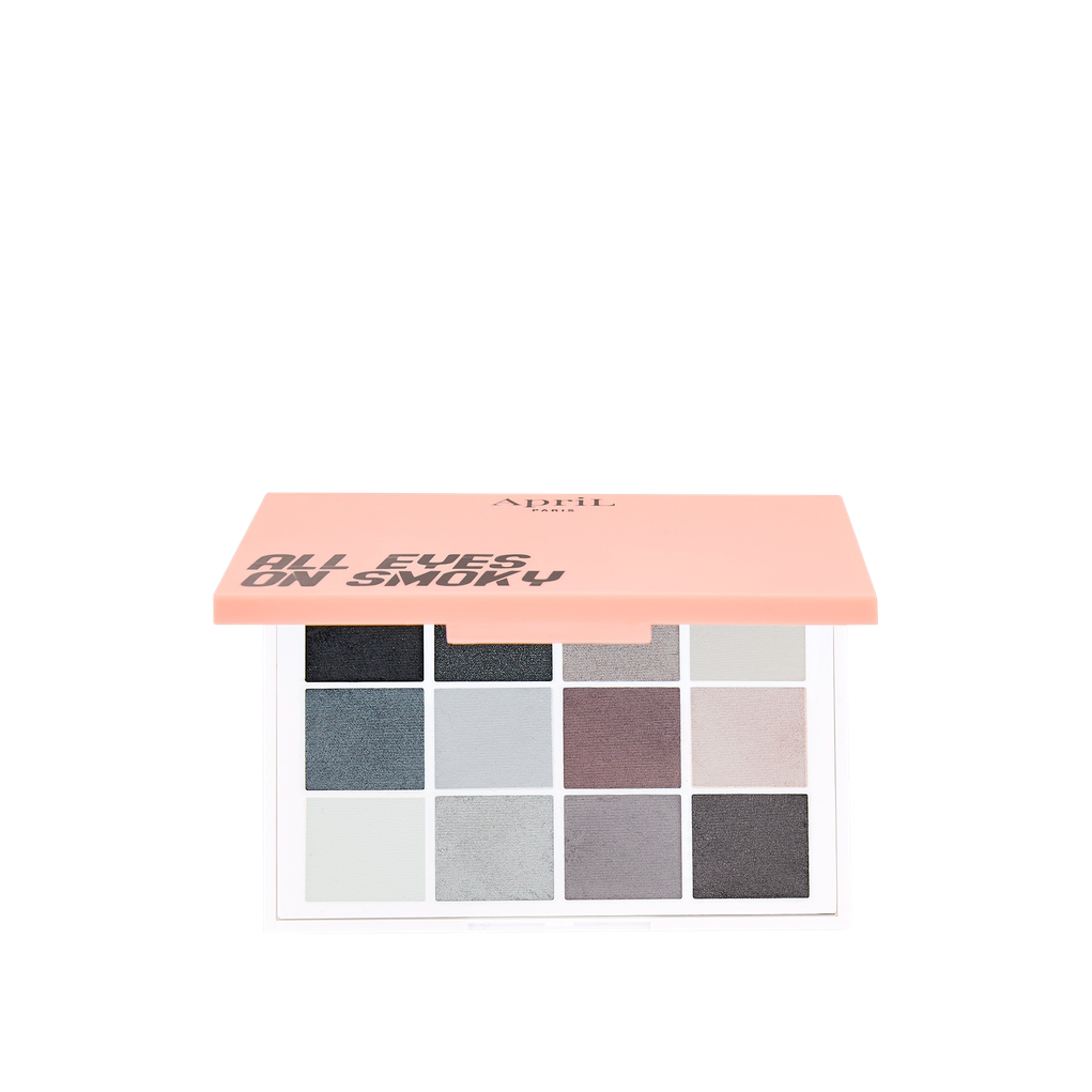 פלטת 12 צלליות בגימור מעושן April