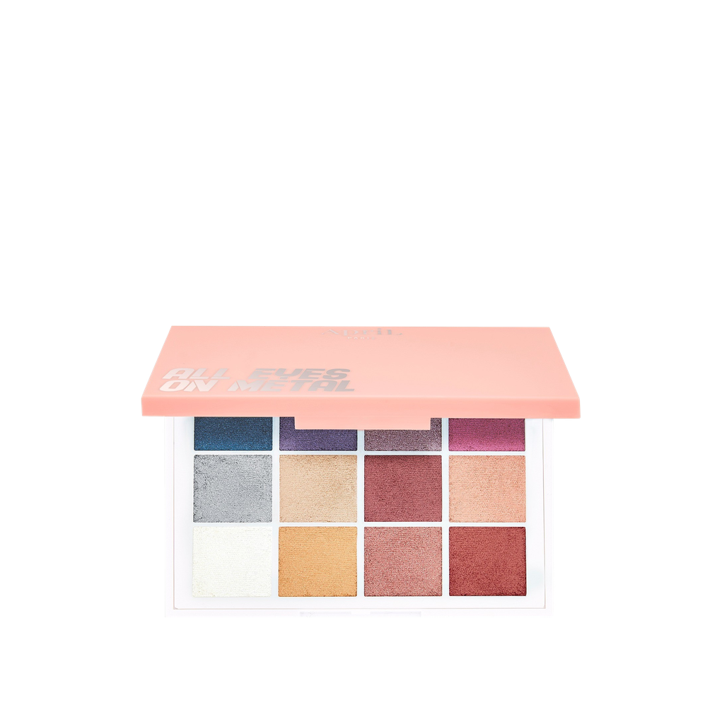 פלטת 12 צלליות בגימור מטאלי April