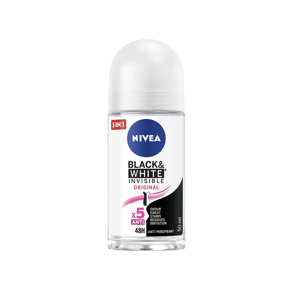 דאודורנט רול און בלאק אנד וויט קליר NIVEA