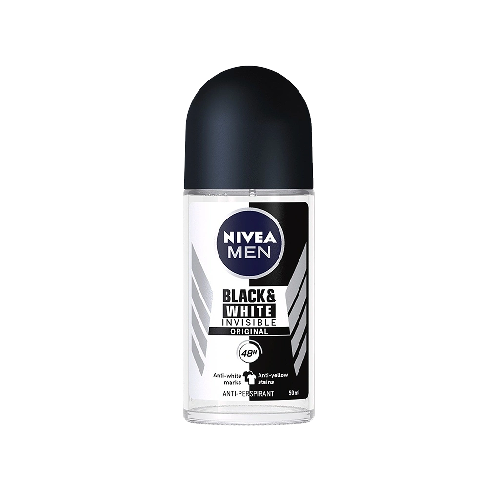דאודורנט רול און בלאק אנד וויט לגבר NIVEA