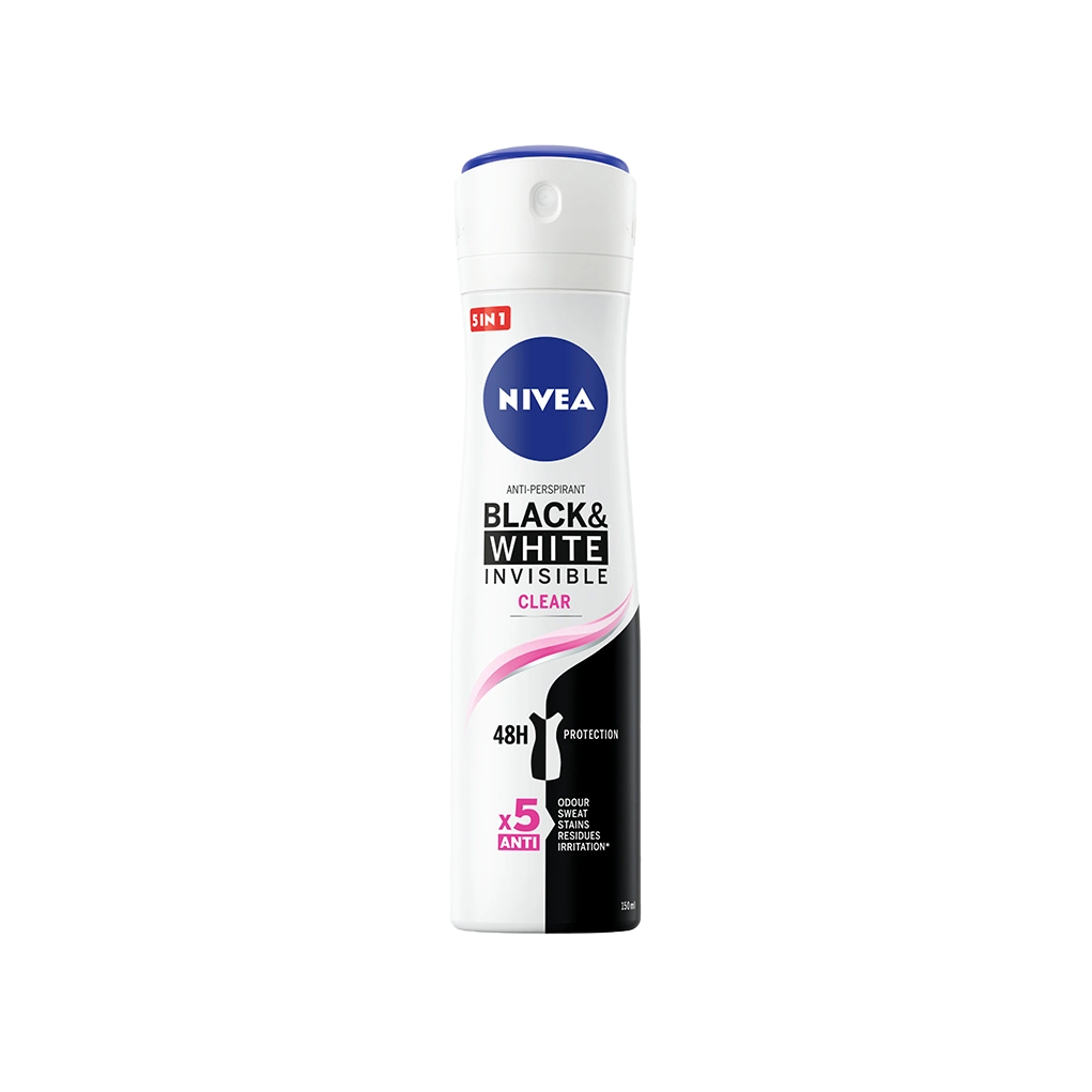 דאודורנט ספריי בלאק אנד וויט אינויזיבל NIVEA