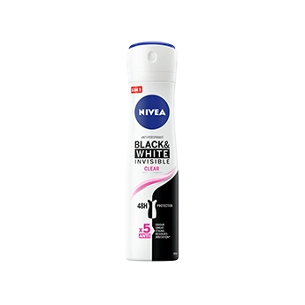 Black & White Invisible Clear Deodorant 48H For Women NIVEA