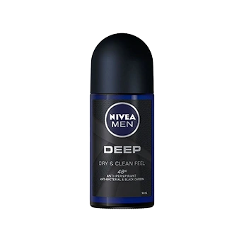 Deep Dry & Clean Feel Deodorant 48H For Men NIVEA