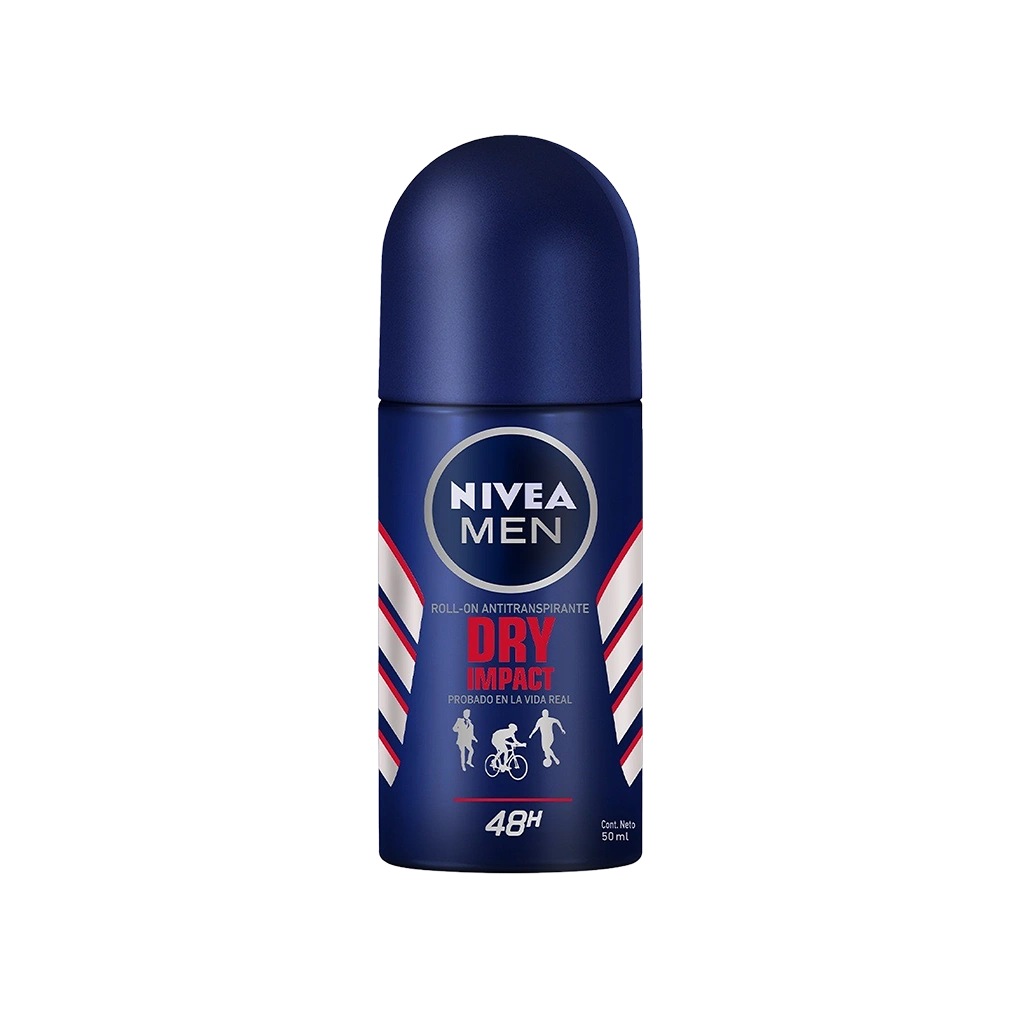 דאודורנט רול און דריי אימפקט לגבר NIVEA