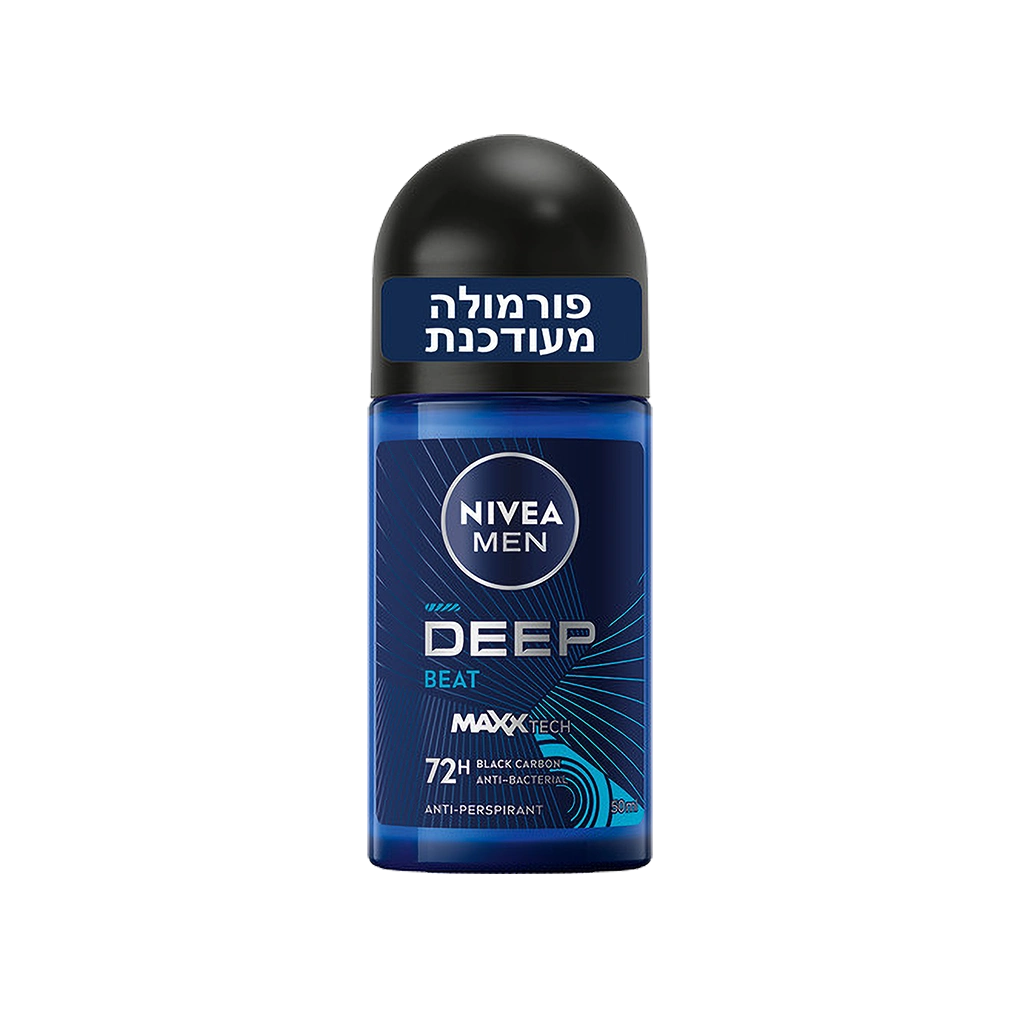 דאודורנט רול און דיפ ביט לגבר NIVEA