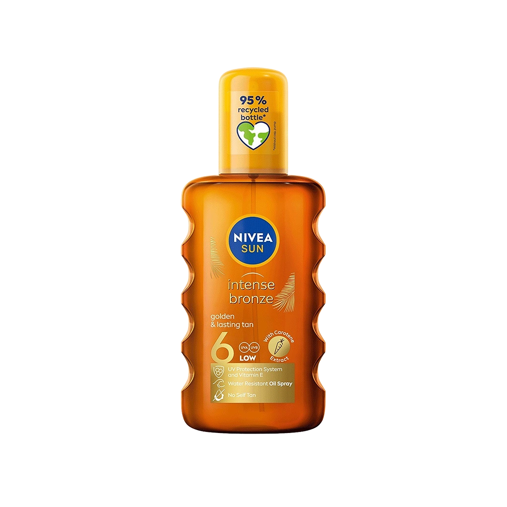 ספריי שמן שיזוף 6SPF NIVEA