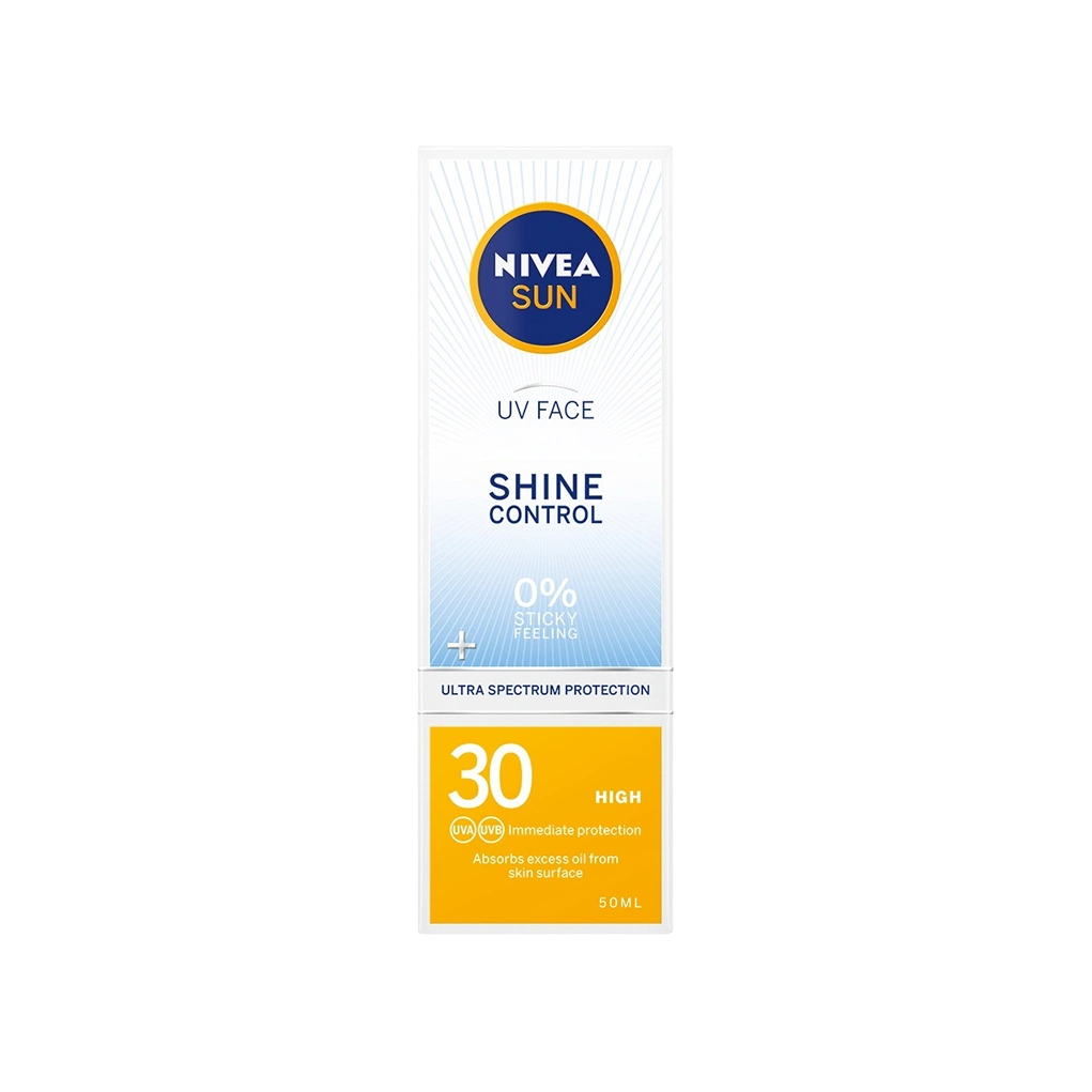 תחליב מקדם הגנה לפנים שיין קונטרול 30SPF NIVEA