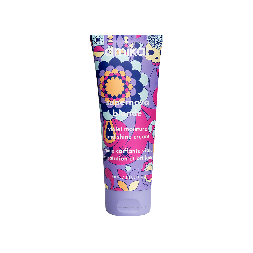 קרם לחות וברק לשיער סילבר amika