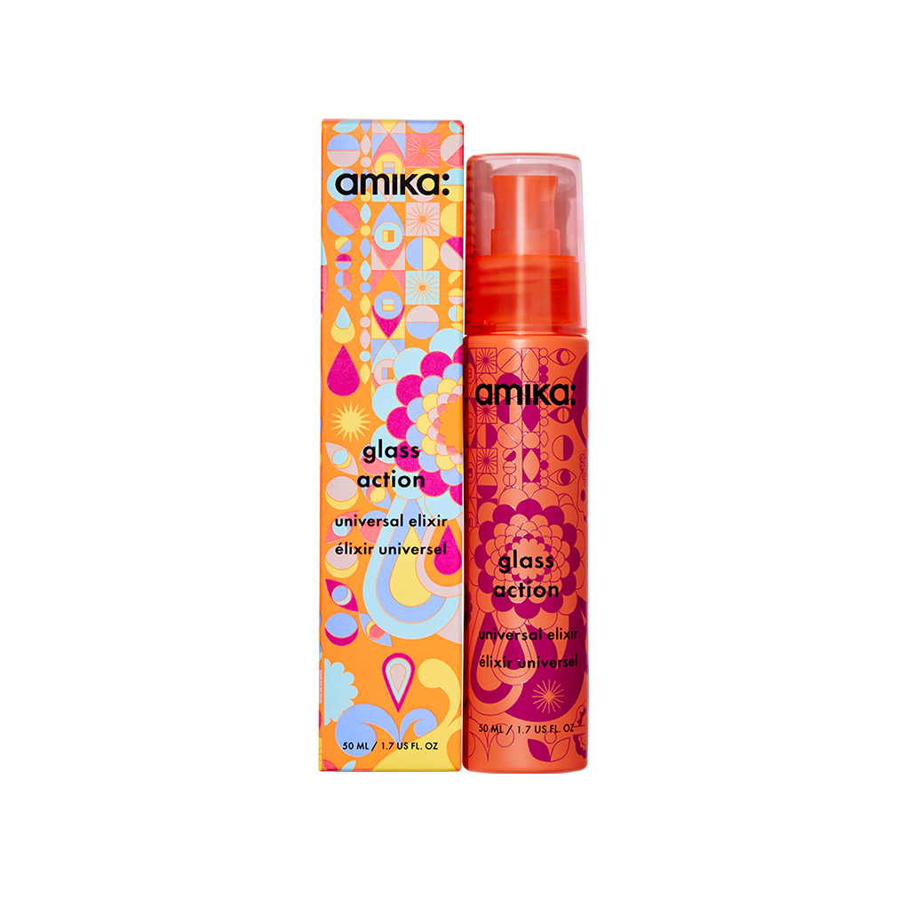 שמן הזנה טיפולי לשיער גלאס אקשיין amika