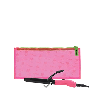 Mighty Mini downtown clip pink curler amika