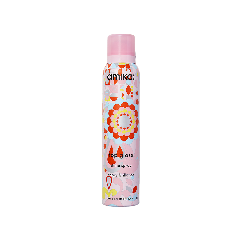 ספריי לשיער ברק טופ גלוס amika