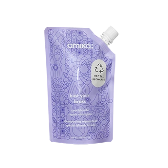 Bust Your Brass Cool Blonde Repair Shampoo amika