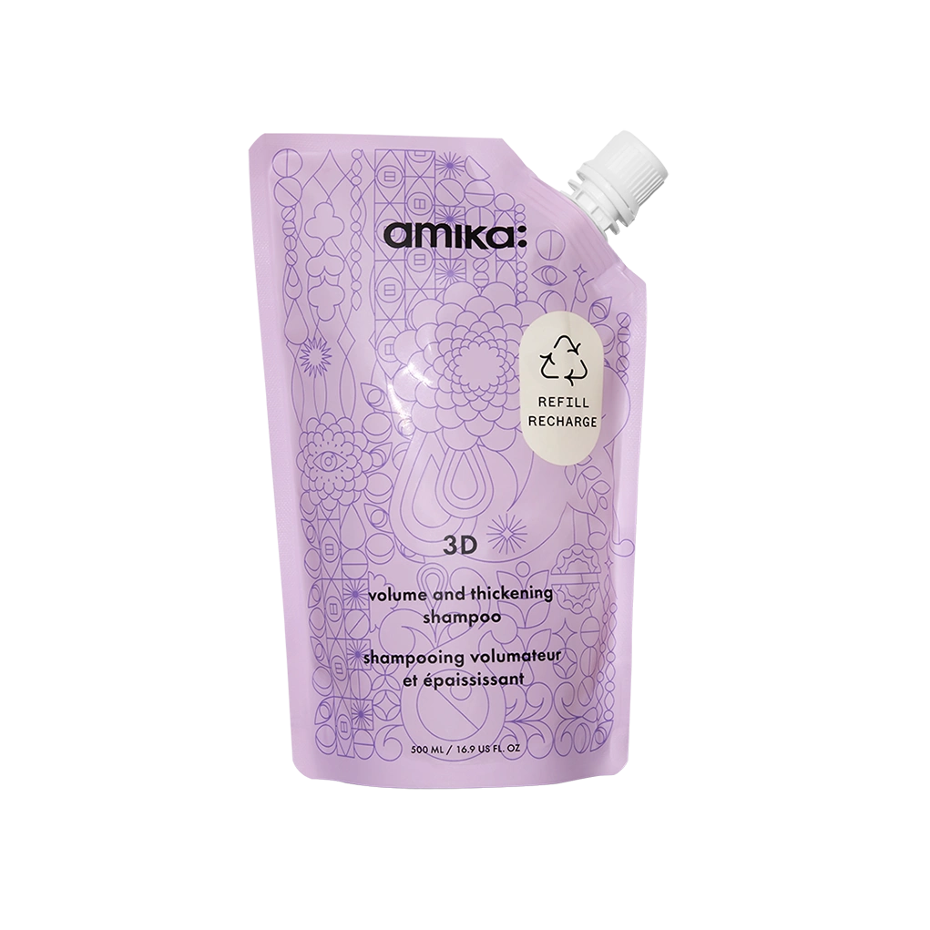 שמפו לנפח אריזת חיסכון amika